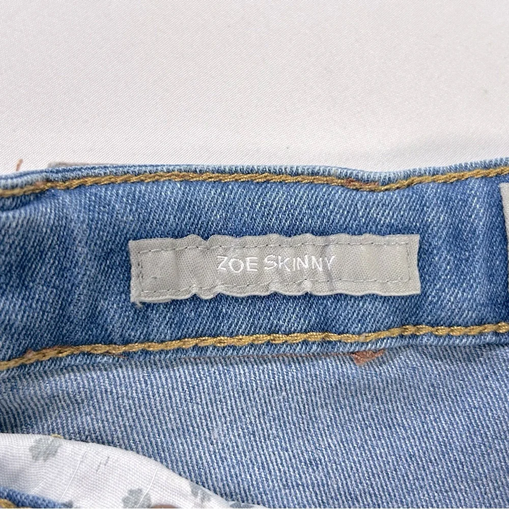 Lucky Brand Zoe Distressed Skinny Jeans Size 14 Big Girls